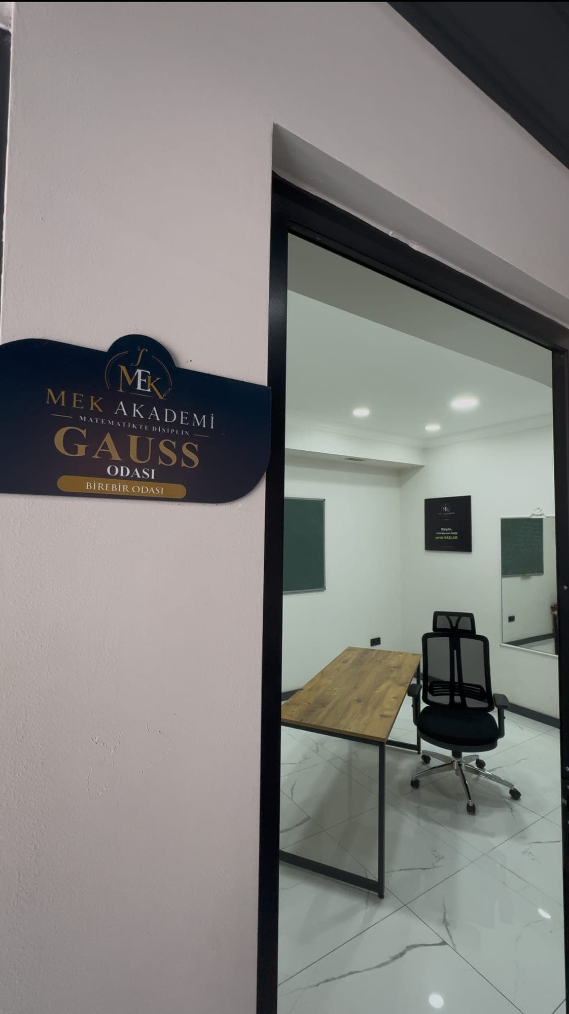 Birebir ders için ayrılmış Gauss Odası